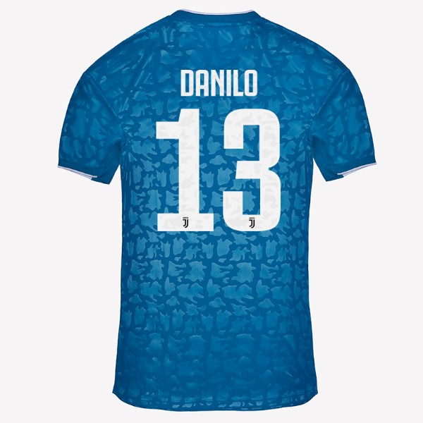 Camiseta Juventus NO.13 Danilo Replica Tercera Ropa 2019/20 Azul